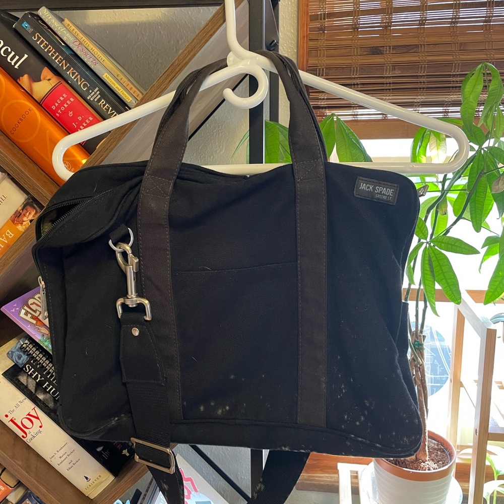 Jack Spade Laptop Briefcase Black